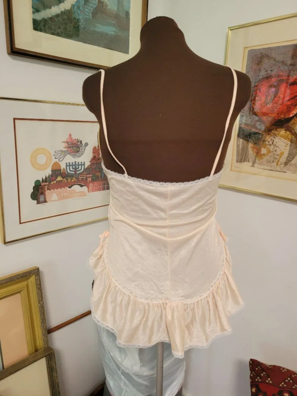 Vintage 80's Baby Doll Camisole Size S - Picture 4 of 4